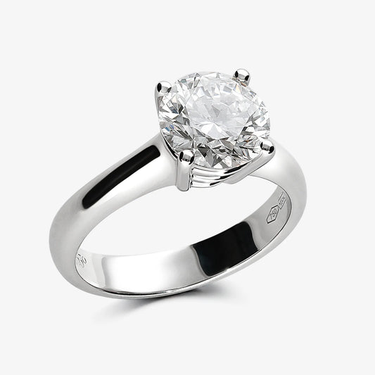 LEO PIZZO - ANELLO SOLITARIO IN ORO BIANCO