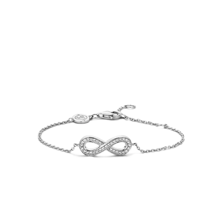 TI SENTO - BRACCIALE ARGENTO PENDENTE INFINITO ZIRCONI BIANCHI