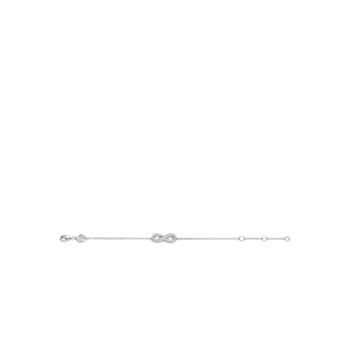 TI SENTO - BRACCIALE ARGENTO PENDENTE INFINITO ZIRCONI BIANCHI