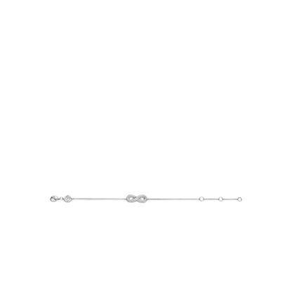TI SENTO - BRACCIALE ARGENTO PENDENTE INFINITO ZIRCONI BIANCHI