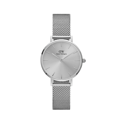 OROLOGIO PETITE UNITONE SILVER 36MM QUADRANTE NERO