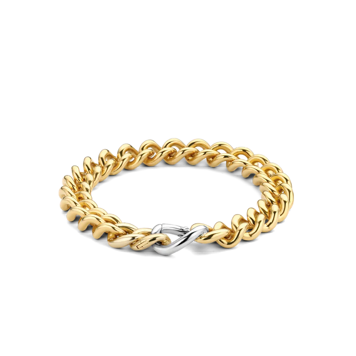 TI SENTO - BRACCIALE GROUMETTE ARGENTO DORATO