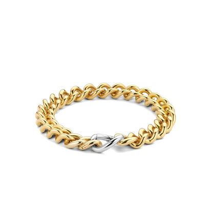 TI SENTO - BRACCIALE GROUMETTE ARGENTO DORATO