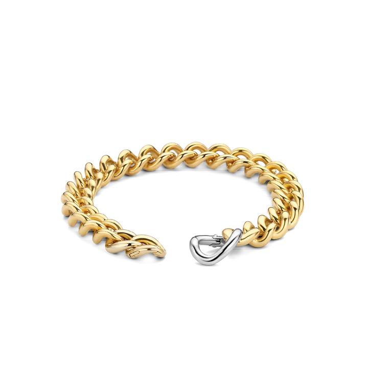 TI SENTO - BRACCIALE GROUMETTE ARGENTO DORATO