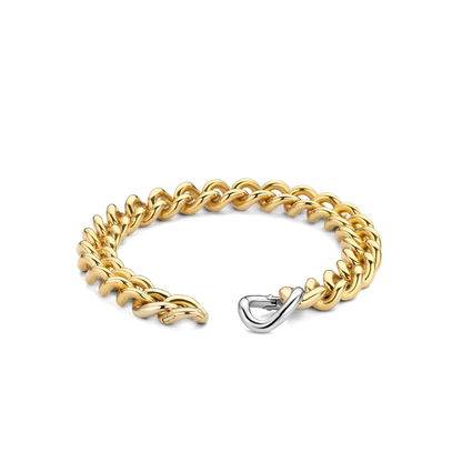 TI SENTO - BRACCIALE GROUMETTE ARGENTO DORATO