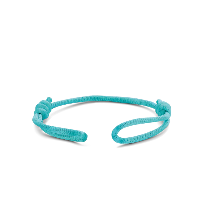 TI SENTO - BRACCIALE IN SETA CON MOSCHETTONE CON ZIRCONI BIANCHI