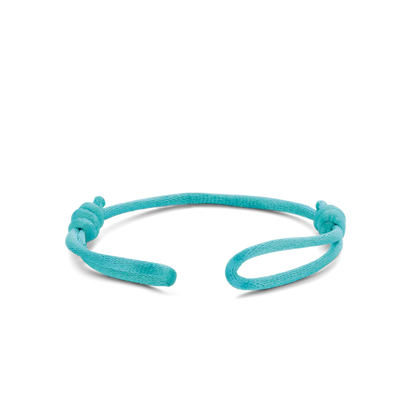 TI SENTO - BRACCIALE IN SETA CON MOSCHETTONE CON ZIRCONI BIANCHI