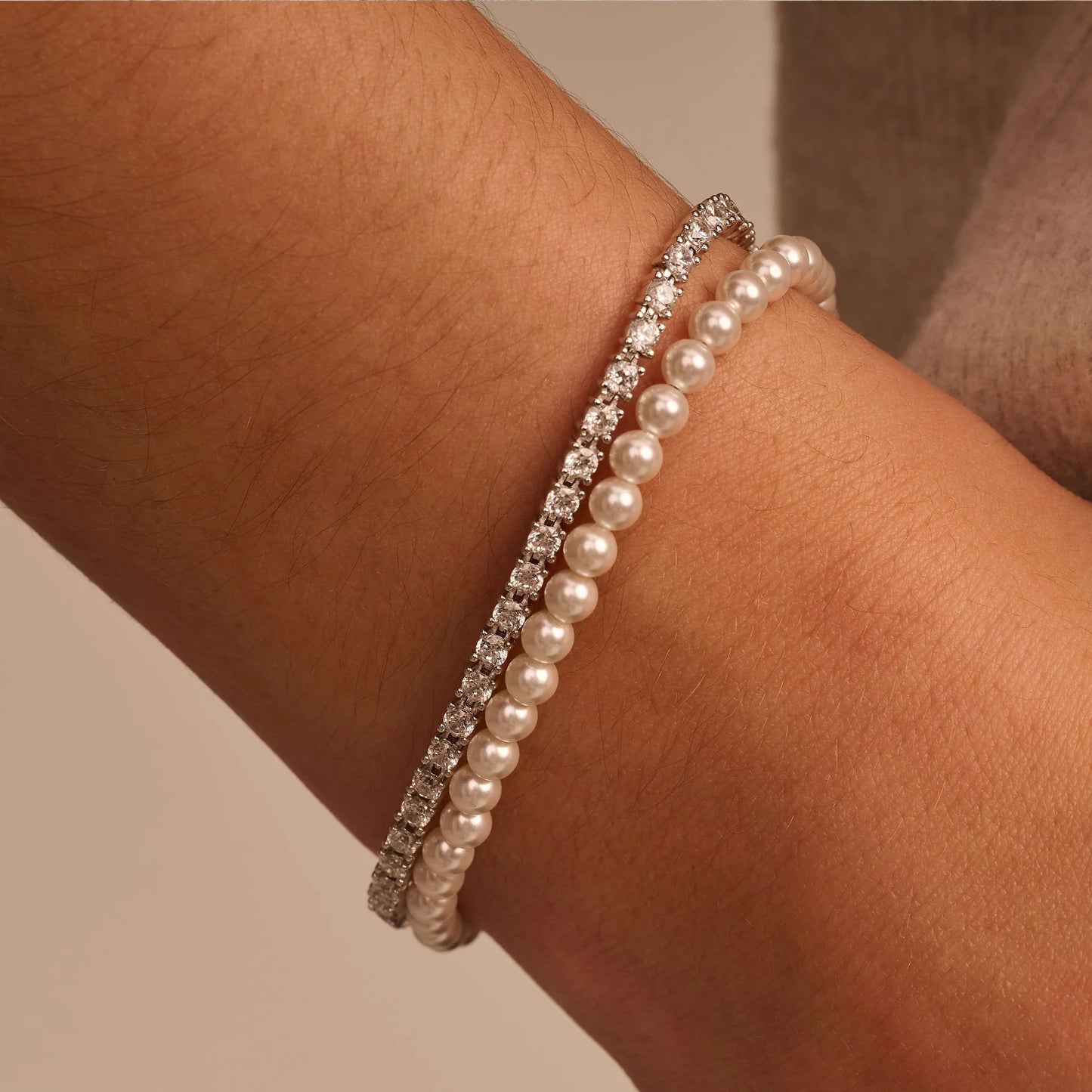 TI SENTO - BRACCIALE TENNIS ARGENTO E ZIRCONI BIANCHI