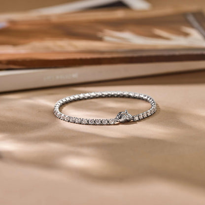 TI SENTO - BRACCIALE TENNIS ARGENTO E ZIRCONI BIANCHI