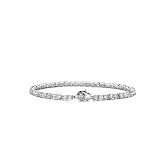 TI SENTO - BRACCIALE TENNIS ARGENTO E ZIRCONI BIANCHI
