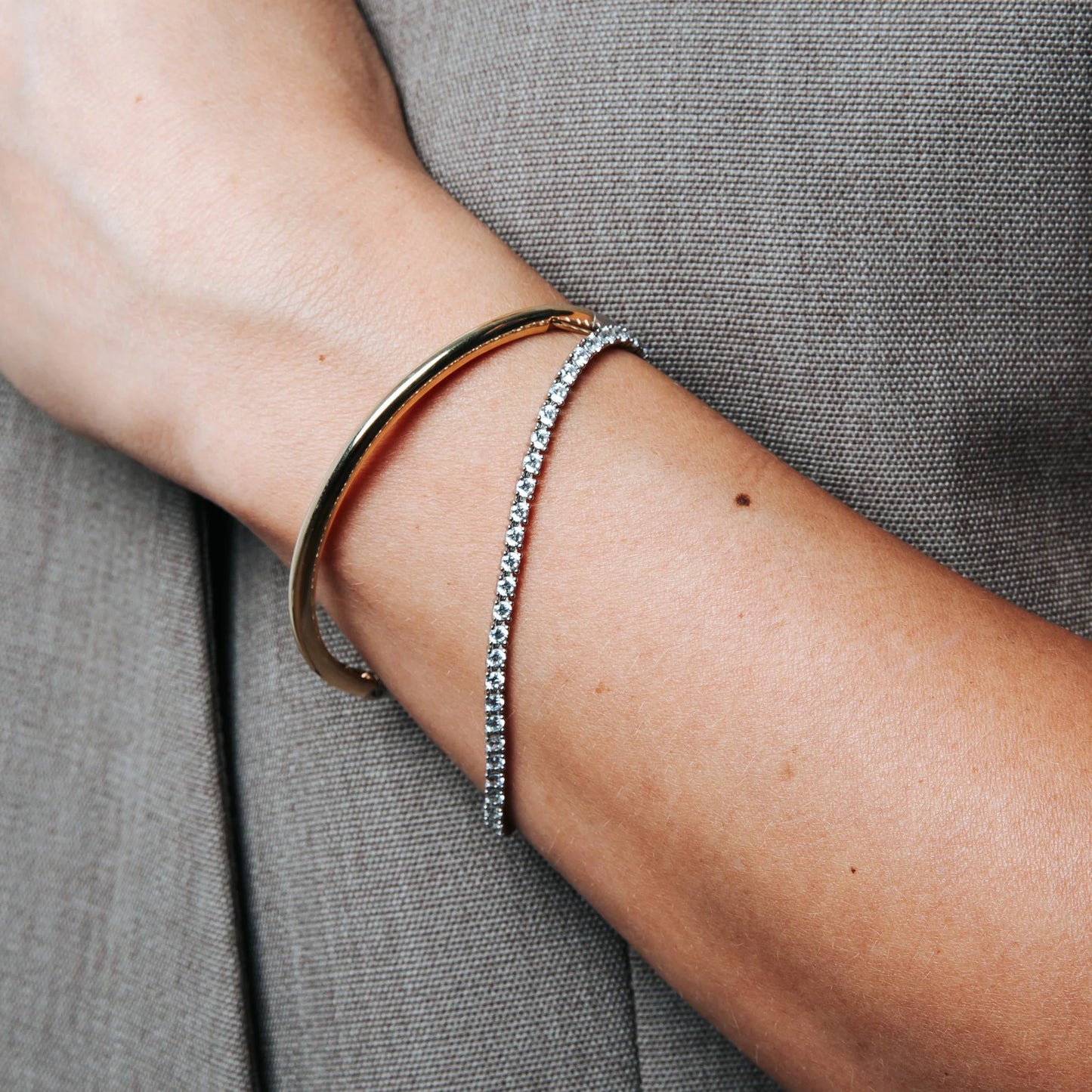 TI SENTO - BRACCIALE TENNIS ARGENTO E ZIRCONI BIANCHI
