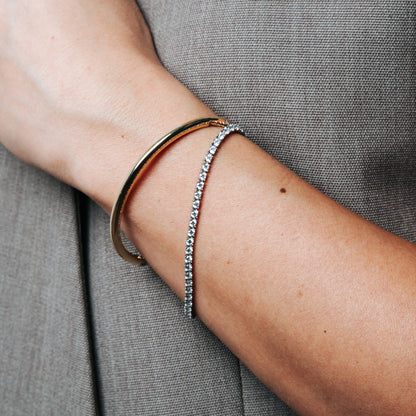 TI SENTO - BRACCIALE TENNIS ARGENTO E ZIRCONI BIANCHI