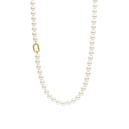 TI SENTO - COLLANA PERLE CON CHIUSURA IN ARGENTO DORATO