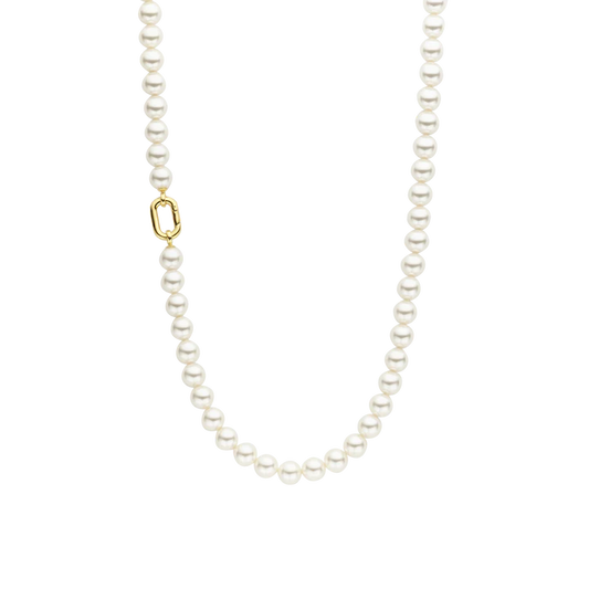 TI SENTO - COLLANA PERLE CON CHIUSURA IN ARGENTO DORATO
