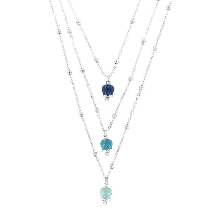 AMO CAPRI - MULTI-STRAND NECKLACE THREE BELLS