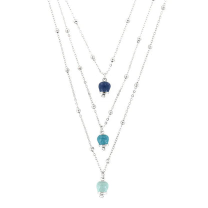 AMO CAPRI - MULTI-STRAND NECKLACE THREE BELLS