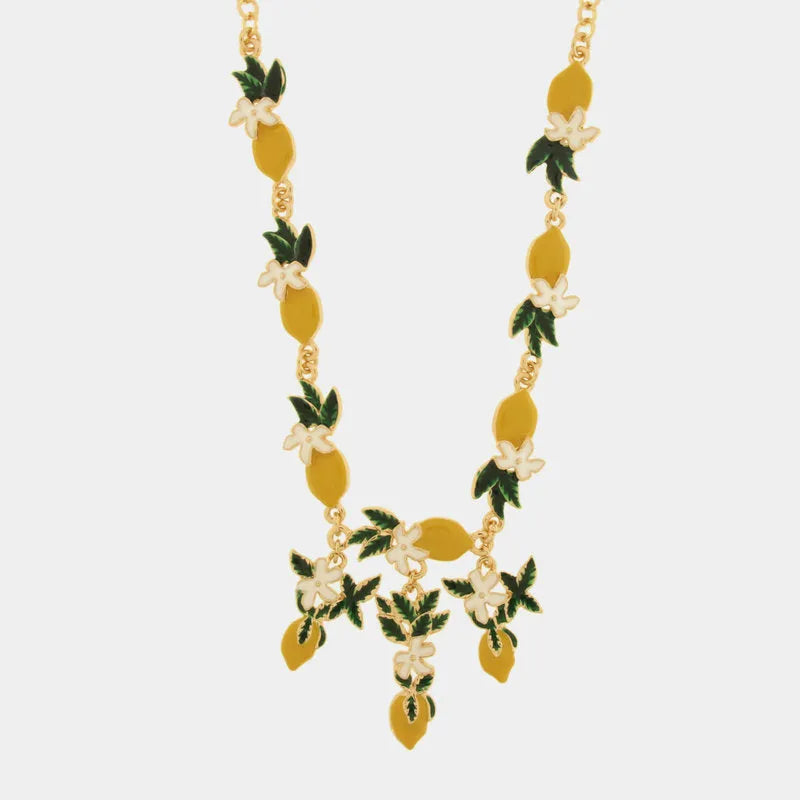 AMO CAPRI - COLLIER IN METALLO CON LIMONI