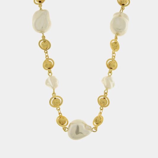 AMO VENEZIA - COLLANA IN METALLO CON PERLE