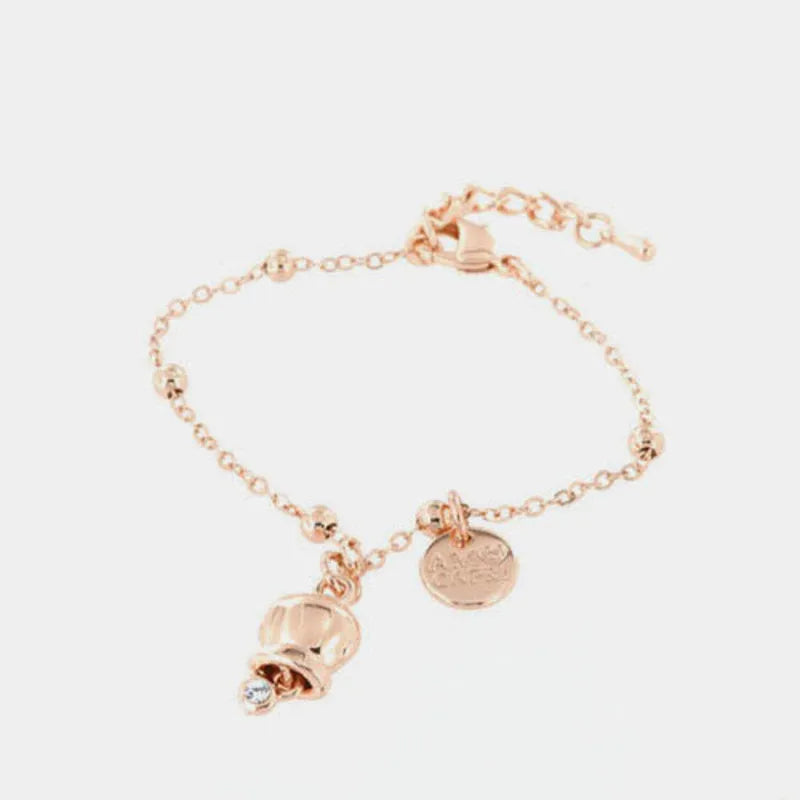 AMO CAPRI - BRACCIALE IN METALLO CON CAMPANELLA MINI ROSE'
