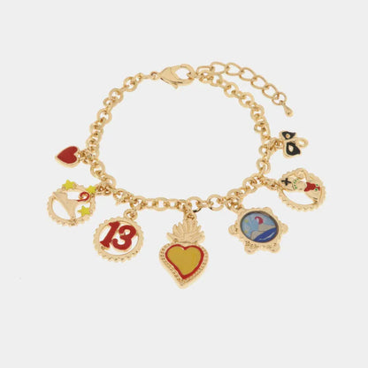 I LOVE NAPLES - METAL BRACELET WITH NEAPOLITAN CHARMS