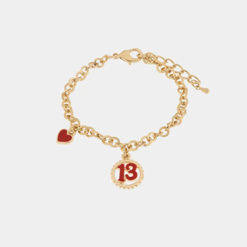 AMO NAPOLI - BRACCIALE IN METALLO CHARM 13