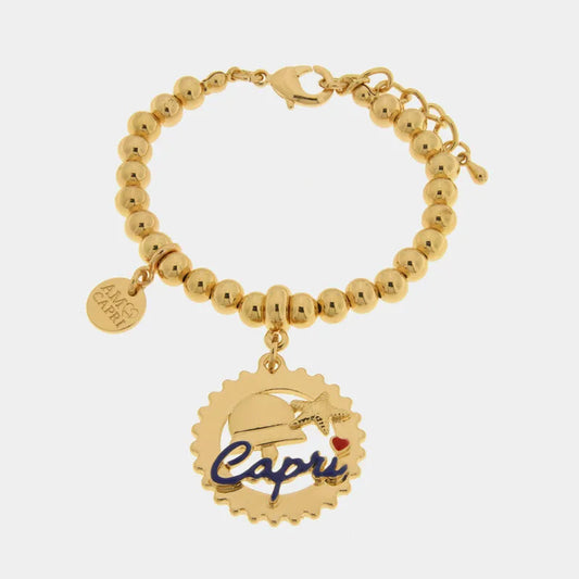 AMO CAPRI - BRACCIALE CAMPANE E STELLA CAPRI