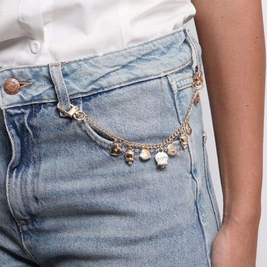 AMO CAPRI - ACCESSORIO METALLO DORATO CON CAMPANELLE