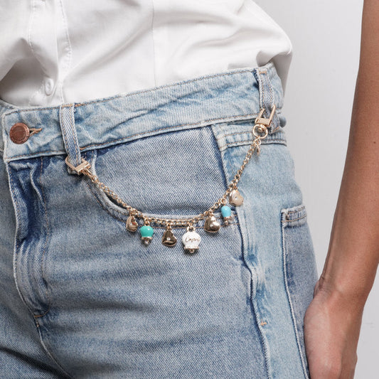 AMO CAPRI - ACCESSORIO METALLO DORATO CON CAMPANELLE