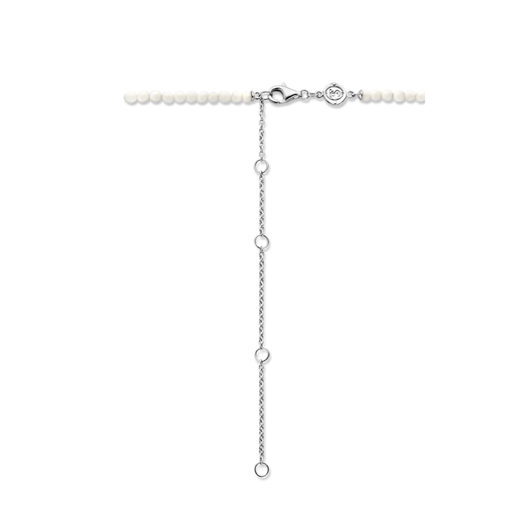 TI SENTO - COLLANA CON PICCOLR PERLE IN AGATA BIANCA