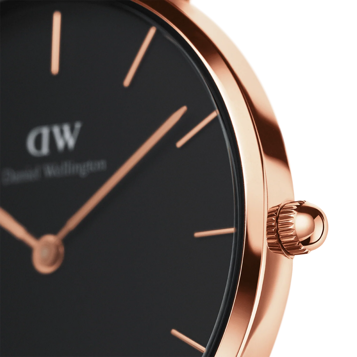 OROLOGIO PETITE SHEFFIELD 28MM CINTURINO PELLE NERO CASSA ACCIAIO ROSE' QUADRANTE NERO