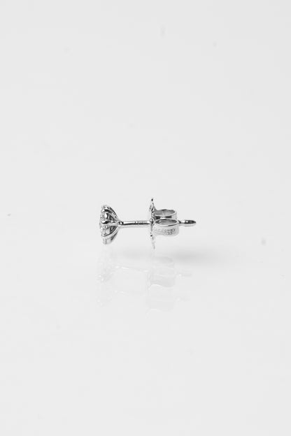 LEO PIZZO - ORECCHINI PUNTO LUCE ORO BIANCO E DIAMANTI