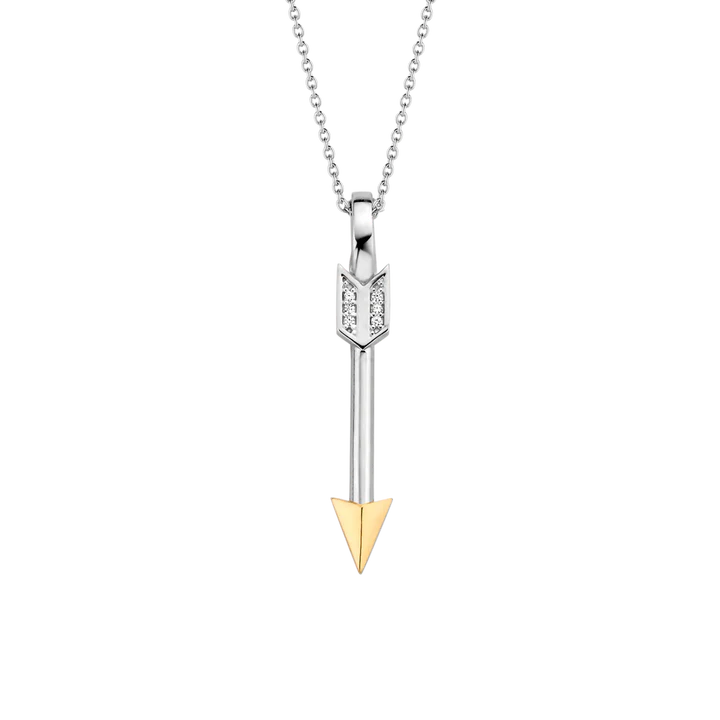 TI SENTO - COLLANA PENDENTE FRECCIA ARGENTO