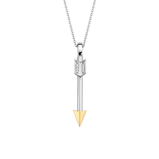 TI SENTO - COLLANA PENDENTE FRECCIA ARGENTO