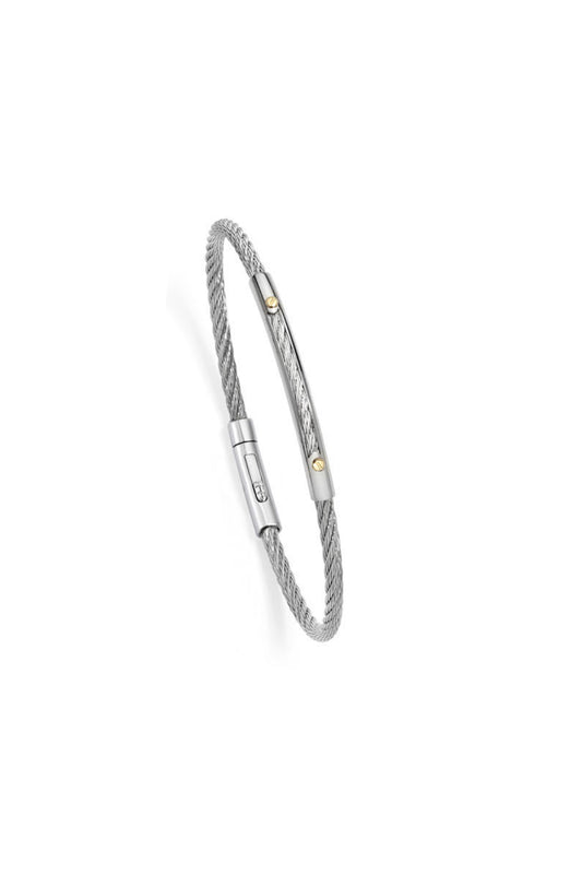 SALVATORE BERSANI - BRACCIALE IN ACCIAIO E ORO
