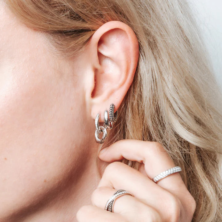 TI SENTO - ORECCHINI CERCHIETTI IN ARGENTO