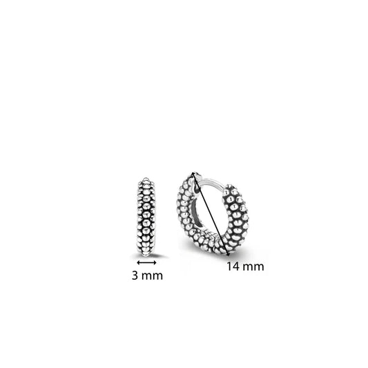 TI SENTO - ORECCHINI CERCHIETTI IN ARGENTO