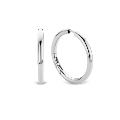 TI SENTO - ORECCHINI CERCHIO RODIO