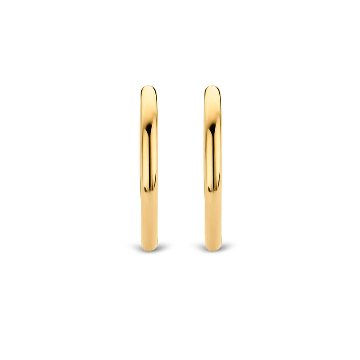 TI SENTO - ORECCHINI CERCHI ARGENTO PLACCATO ORO