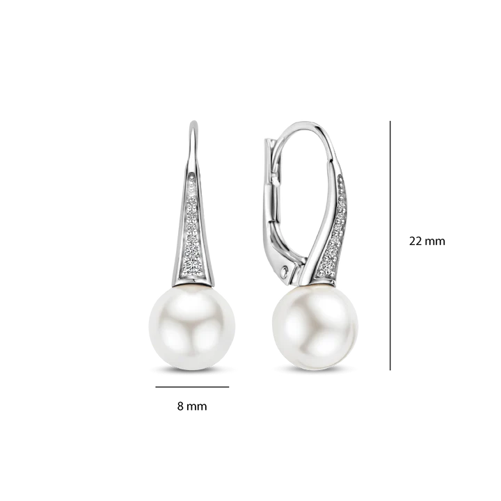 TI SENTO - ORECCHINI ARGENTO CON PERLE