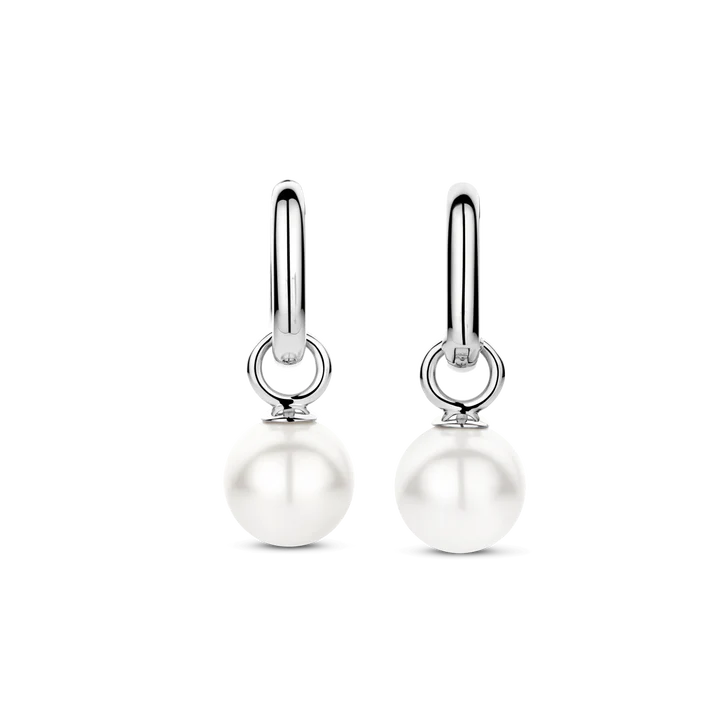 TI SENTO - ORECCHINI PENDENTI ARGENTO E PERLE