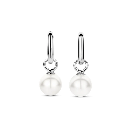 TI SENTO - ORECCHINI PENDENTI ARGENTO E PERLE