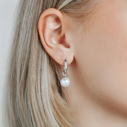 TI SENTO - ORECCHINI PENDENTI ARGENTO E PERLE