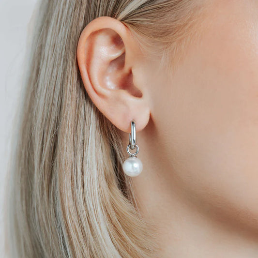 TI SENTO - ORECCHINI PENDENTI ARGENTO E PERLE