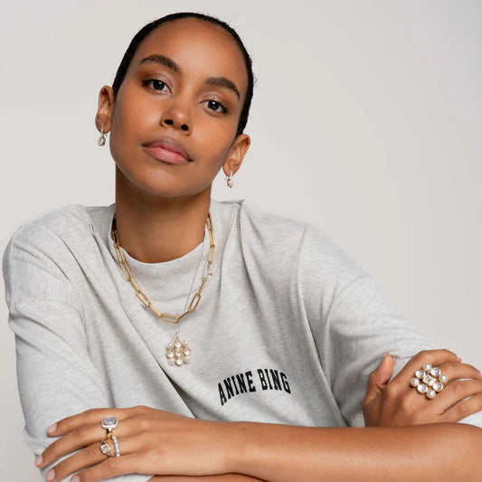 TI SENTO - ORECCHINI MADREPERLA E ZIRCONI