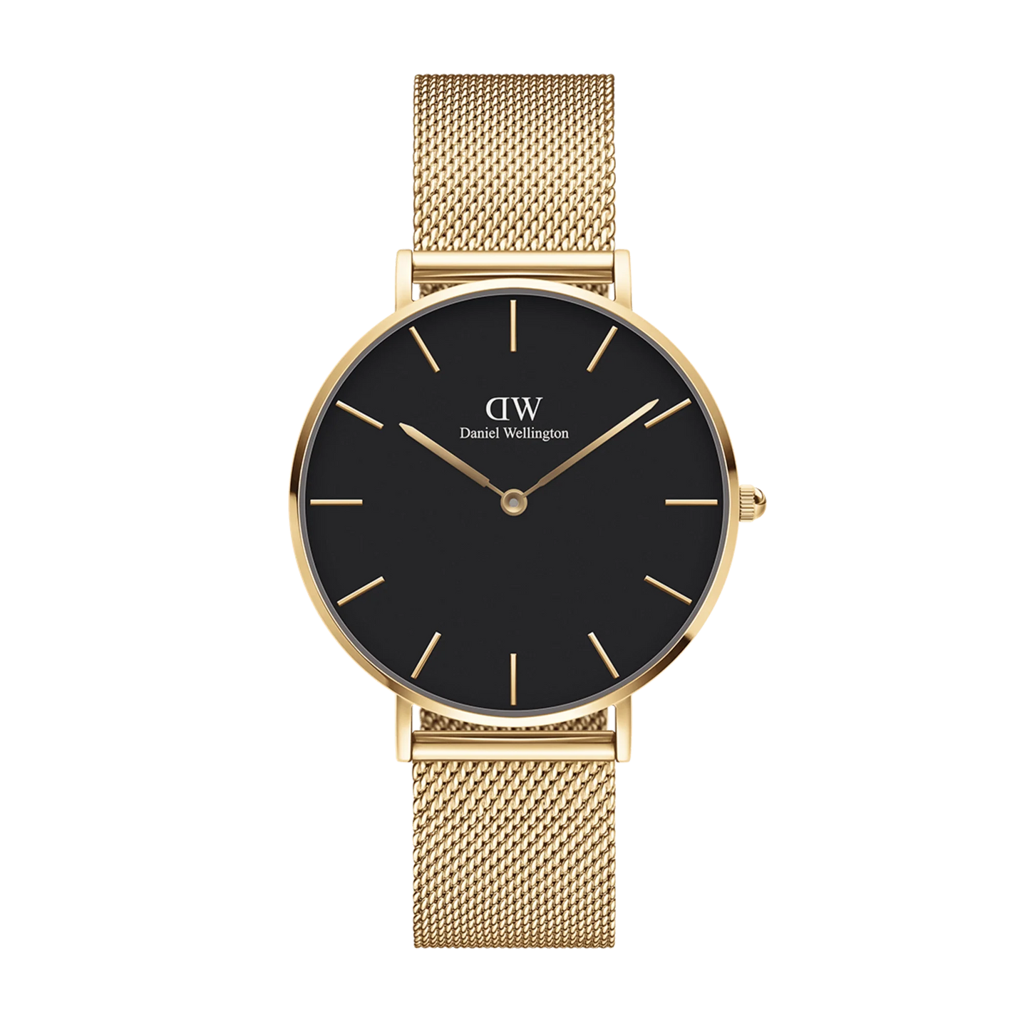 OROLOGIO PETITE EVERGOLD QUADRANTE NERO3MM