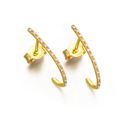 LE CARRE' - ORECCHINI IN ORO GIALLO E DIAMANTI