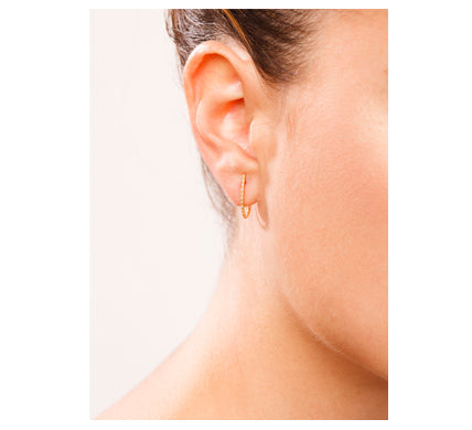 LE CARRE' - ORECCHINI IN ORO GIALLO E DIAMANTI