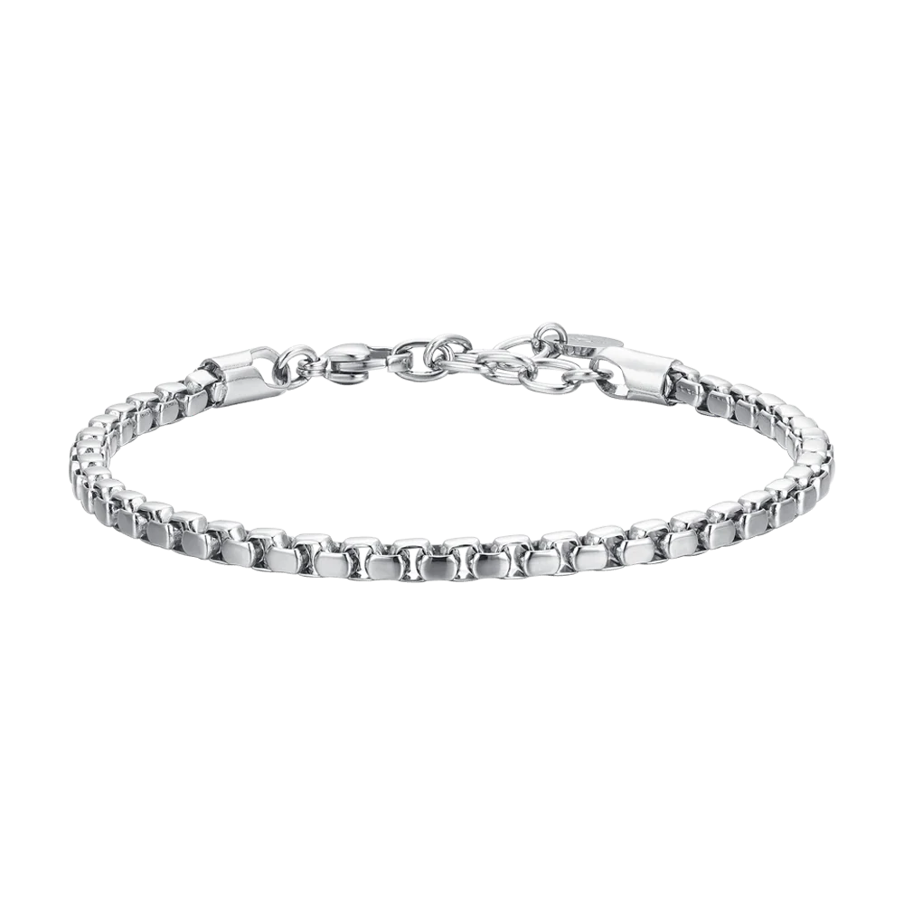 LUCA BARRA - BRACCIALE UOMO IN ACCIAIO