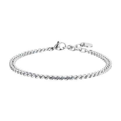LUCA BARRA - BRACCIALE UOMO IN ACCIAIO