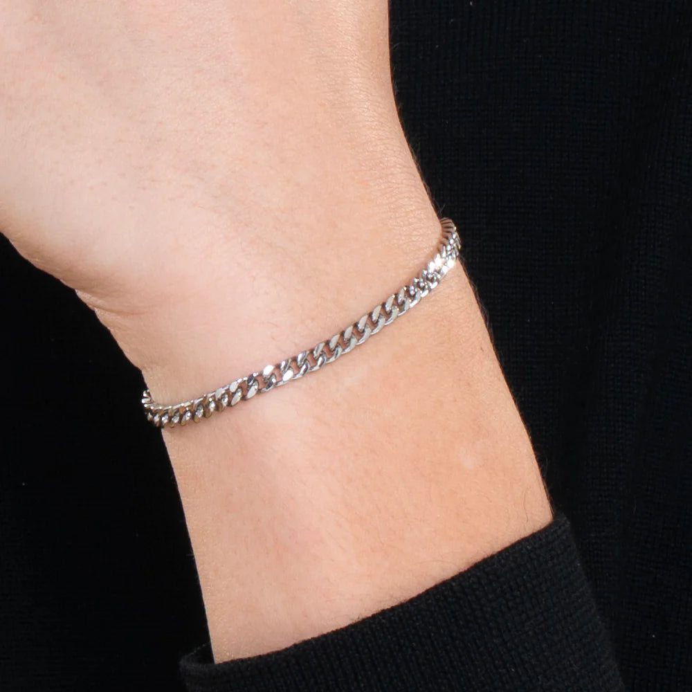 LUCA BARRA - BRACCIALE UOMO IN ACCIAIO